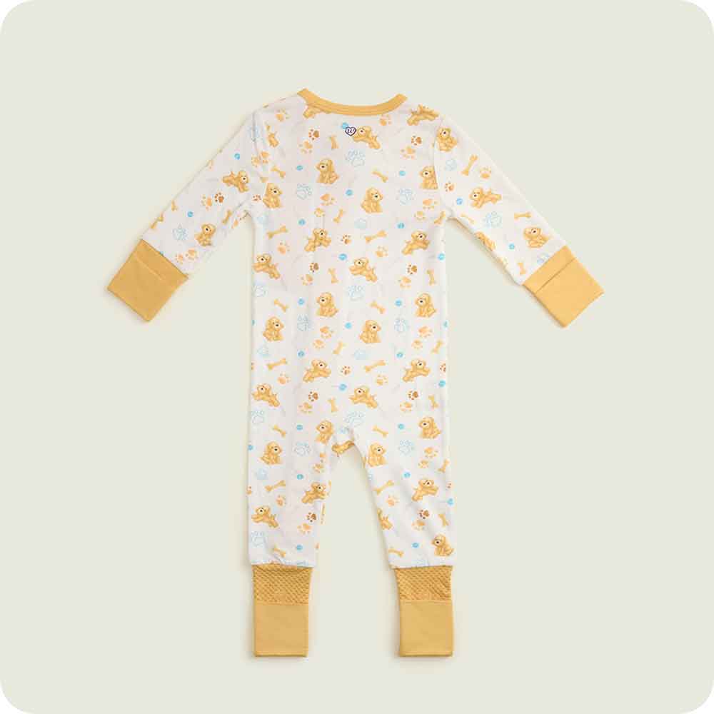 Golden Dog Footie Pajamas
