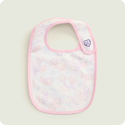 Pink Axolotl Bib Set