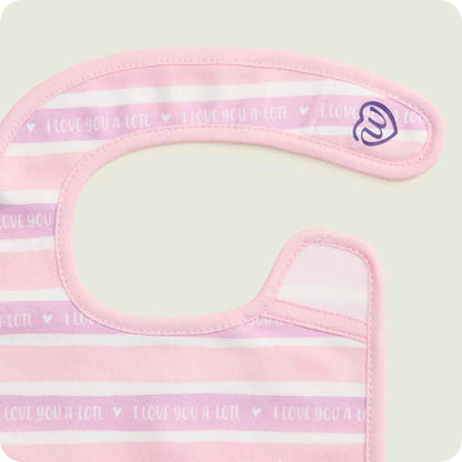 Pink Axolotl Bib Set