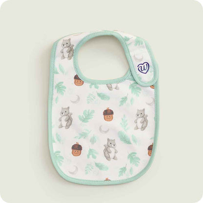 Gray Squirrel Bib Set
