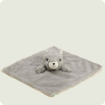Gray Squirrel Lovey Blanket Warmies