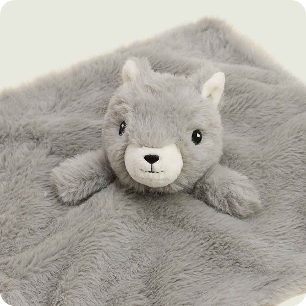 Gray Squirrel Lovey Blanket Warmies