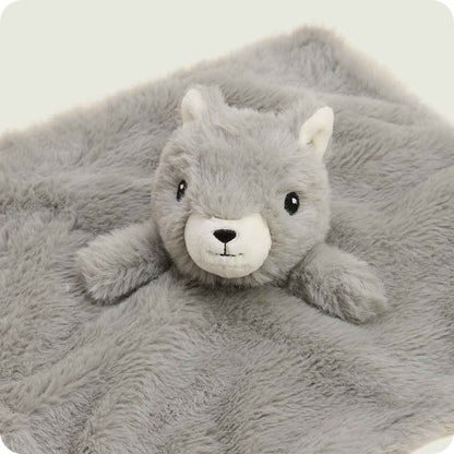 Gray Squirrel Lovey Blanket Warmies