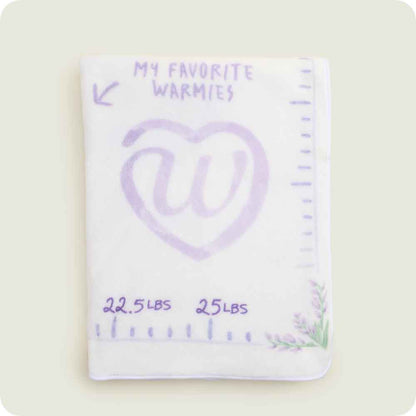 Baby Milestone Blanket Warmies