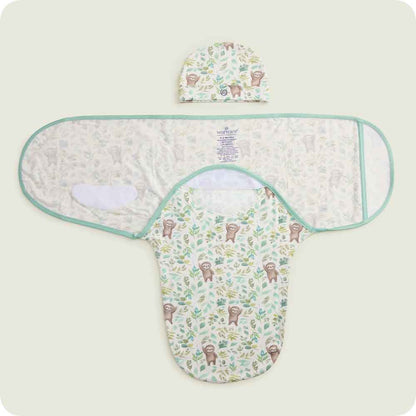 Sloth Swaddle & Beanie Gift Set