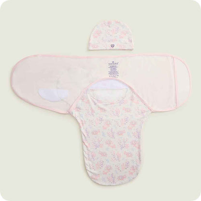 Pink Axolotl Swaddle & Beanie Gift Set