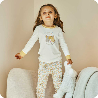 Calico Cat Long Pajamas
