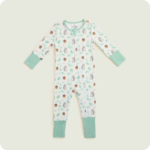 Gray Squirrel Footie Pajamas