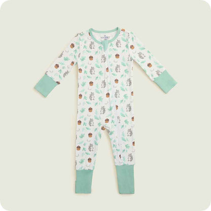 Gray Squirrel Footie Pajamas
