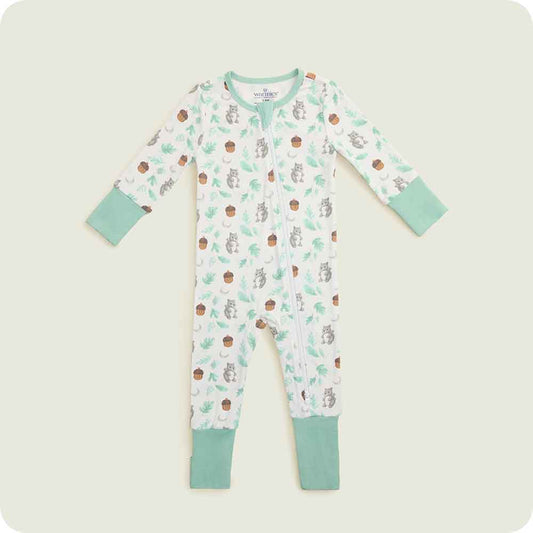 Gray Squirrel Footie Pajamas