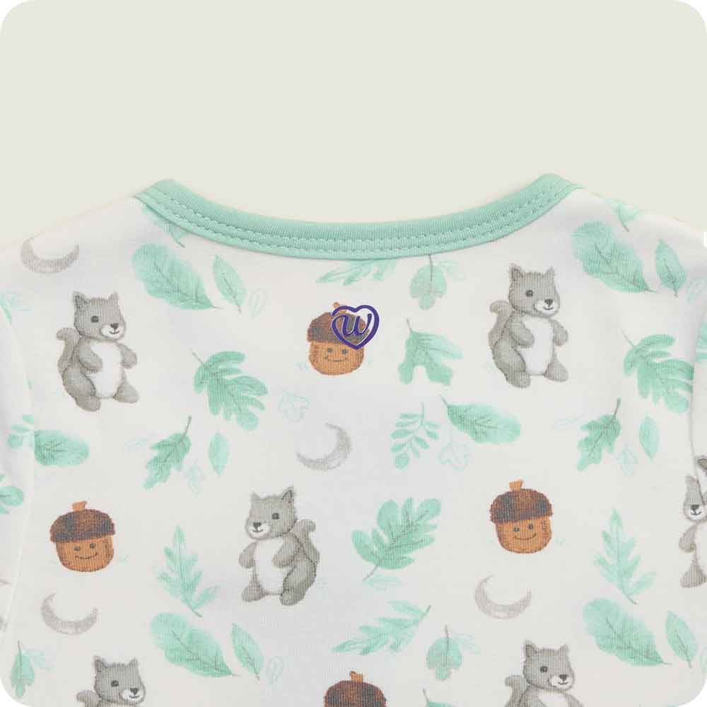 Gray Squirrel Footie Pajamas