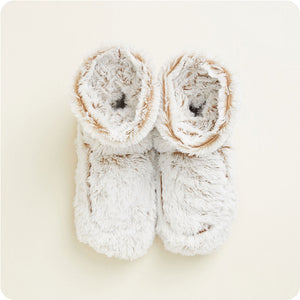 Marshmallow Brown Boots Warmies®