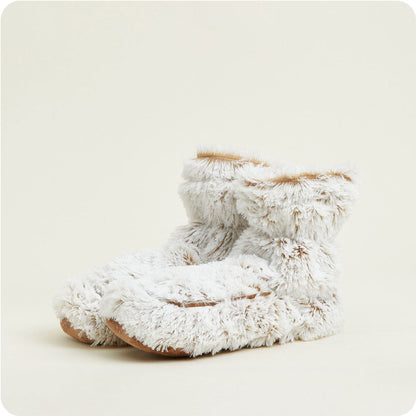 Marshmallow Brown Boots Warmies®