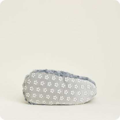 Curly Gray Slippers Warmies®
