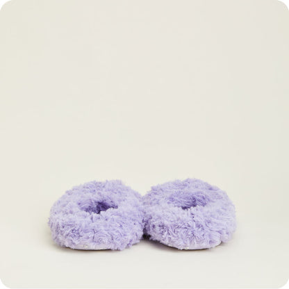 Curly Purple Slippers Warmies®
