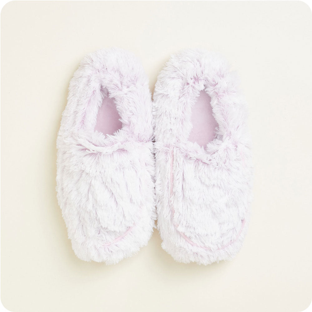 Marshmallow Lavender Slippers Warmies®