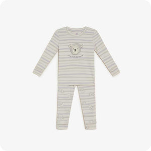 Marshmallow Bear Long Pajamas