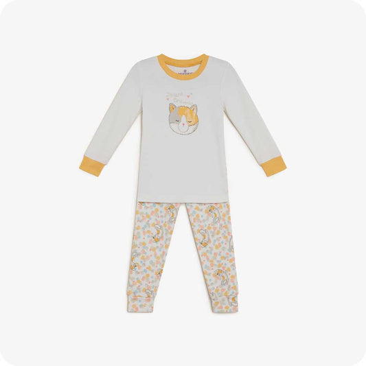 Calico Cat Long Pajamas