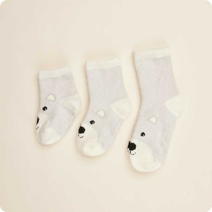Marshmallow Bear Non-Slip Socks