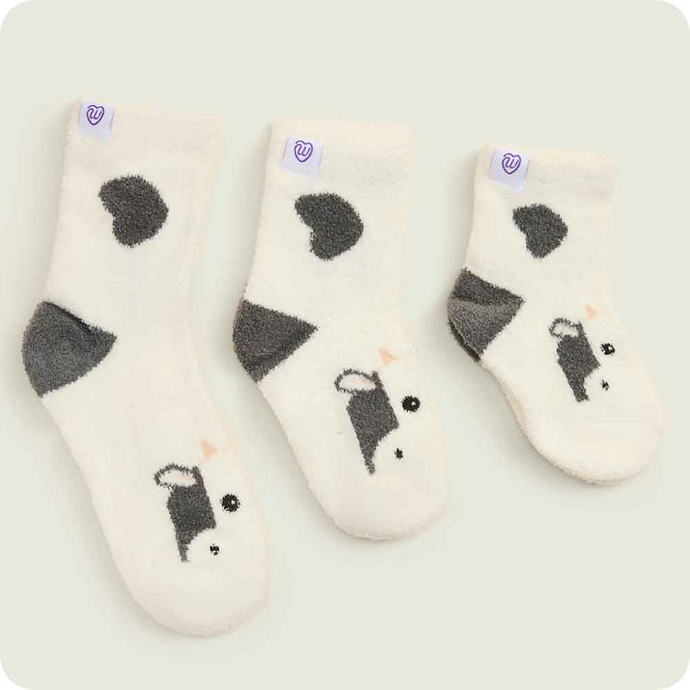 Black and White Cow Kids Sock Set