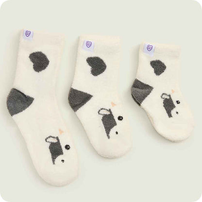 Black and White Cow Kids Sock Set