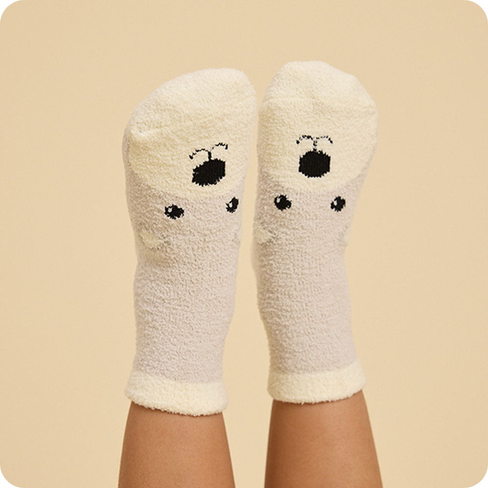 Marshmallow Bear Non-Slip Socks