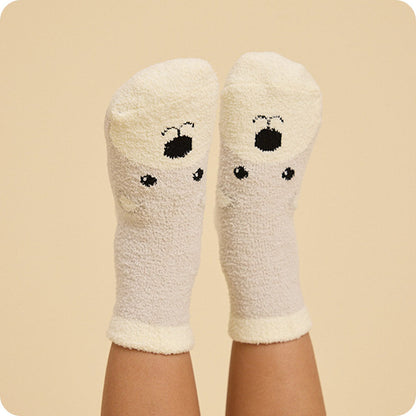 Marshmallow Bear Non-Slip Socks