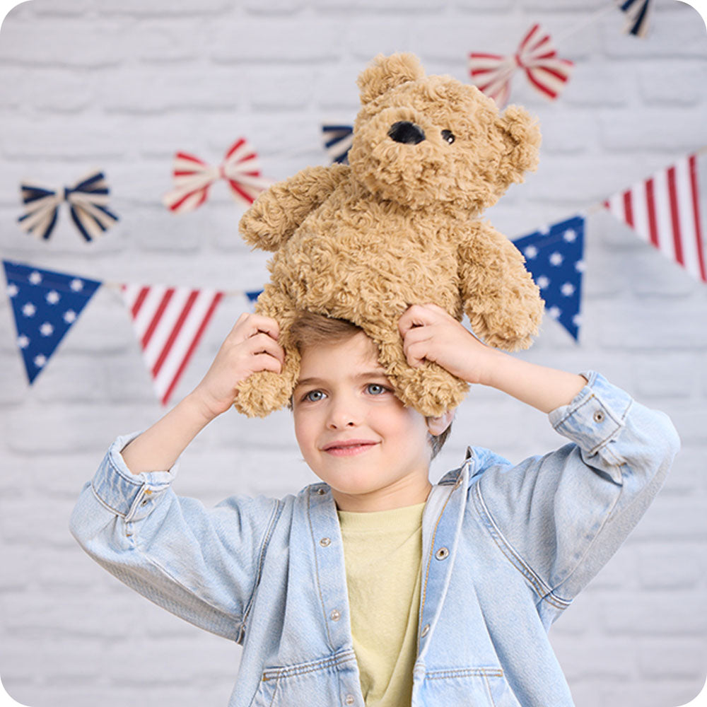 Brown Curly Bear Warmies