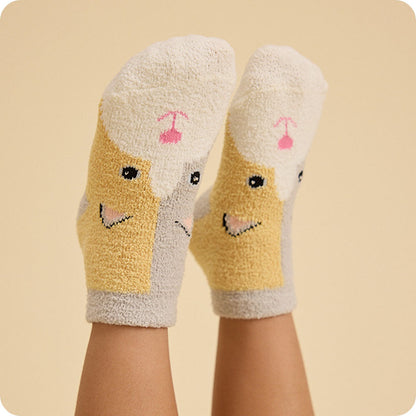 Calico Cat Non-Slip Socks