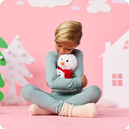 Red Scarf Snowman Warmies